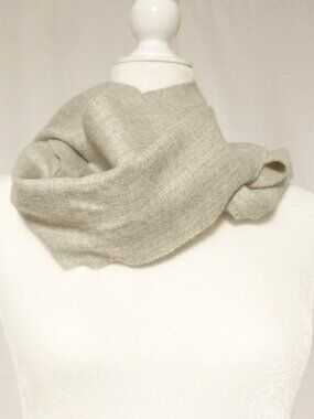 Cuyana 100% Alpaca Infinity Scarf Gray